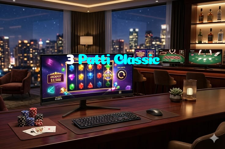 3 Patti Classic casino presented on mobile device in Pakistan with slots and live games